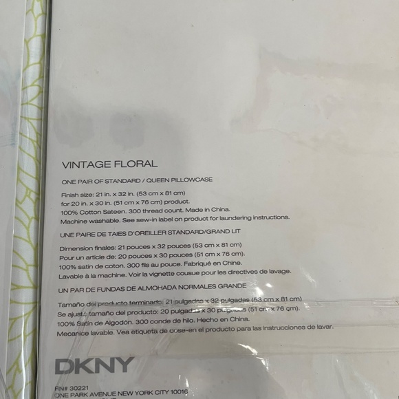 Dkny Bedding Nwot Dkny Standardqueen Pillowcases Poshmark